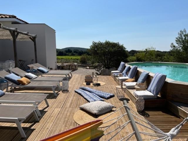 Le Domaine Du Cade-Gites D'Exception 4Etoiles "La Villa Du Cade" Cazevieille ภายนอก รูปภาพ