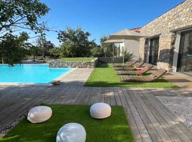 Le Domaine Du Cade-Gites D'Exception 4Etoiles "La Villa Du Cade" Cazevieille ภายนอก รูปภาพ